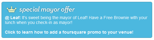 Offre Foursquare