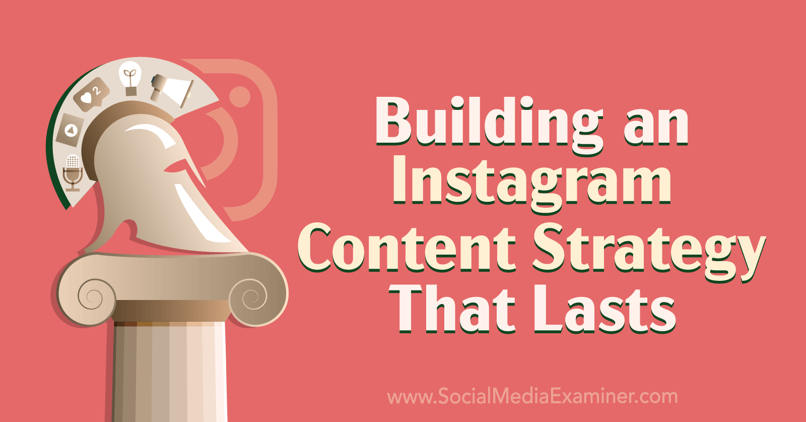 Construire une stratégie de contenu Instagram qui dure avec les idées de Katie Steckly sur le podcast de marketing des médias sociaux.